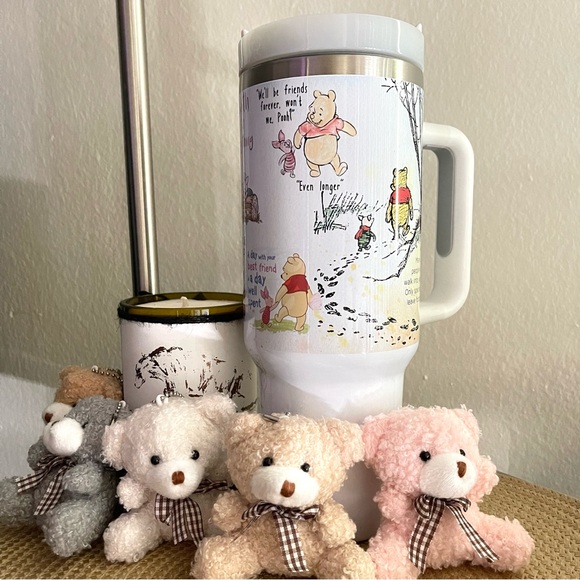 Disney Winnie the Pooh Quotes Climbing Tree 40 oz Tumbler/Water bottle/Mug - Picture 4 of 6